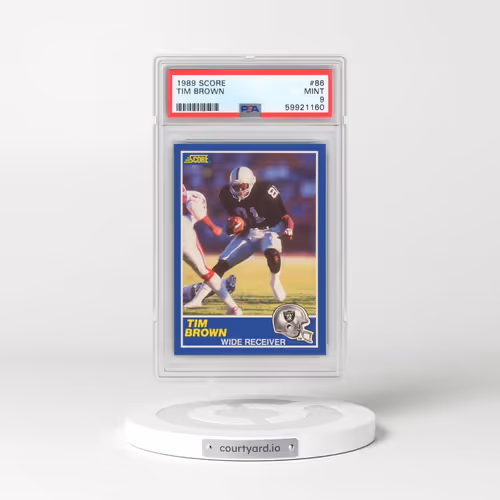 1989 Score #86 Tim Brown (PSA 9 MINT)