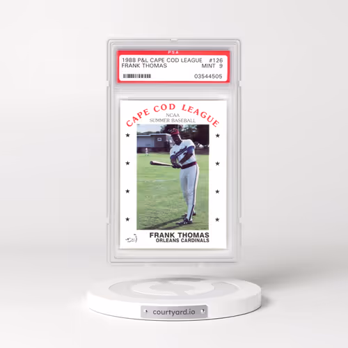1988 P&L Cape Cod League #126 Frank Thomas (PSA 9 MINT)