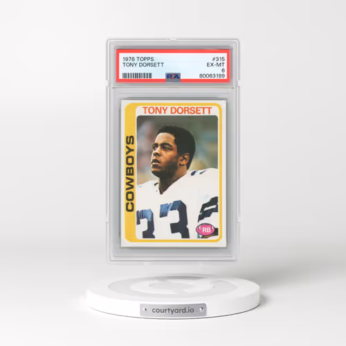 1978 Topps #315 Tony Dorsett (PSA 6 EX-MT)
