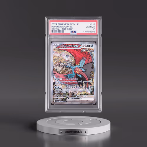 2024 Pokémon Sv8a-Terastal Fest EX #218 Roaring Moon EX - Holo Special Art Rare (PSA 10 GEM MINT)