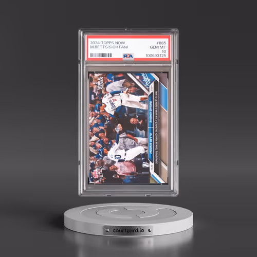 2024 Topps Now #865 Mookie Betts/Shohei Ohtani (PSA 10 GEM MINT)