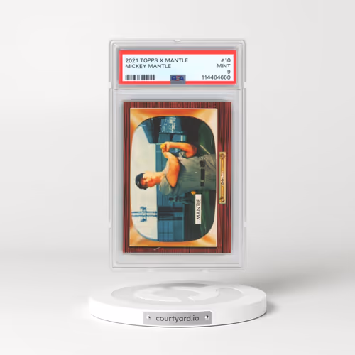 2021 Topps X Mickey Mantle Collection #10 Mickey Mantle (PSA 9 MINT)