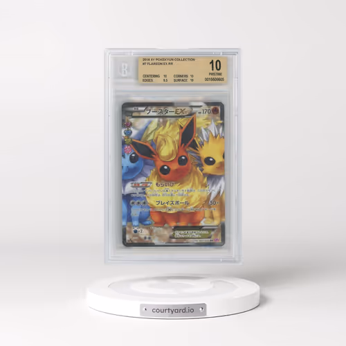 2016 Pok^Kyun Collection #007 Flareon EX - 1st Edition Holo (BGS 10 PRISTINE)