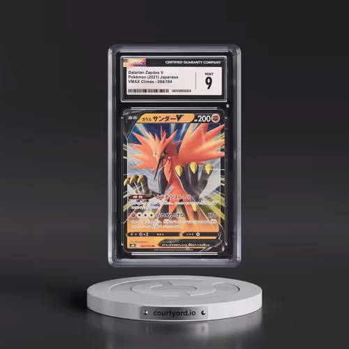 2021 VMAX Climax #084/184 Galarian Zapdos V - Holo (CGC 9 MINT)