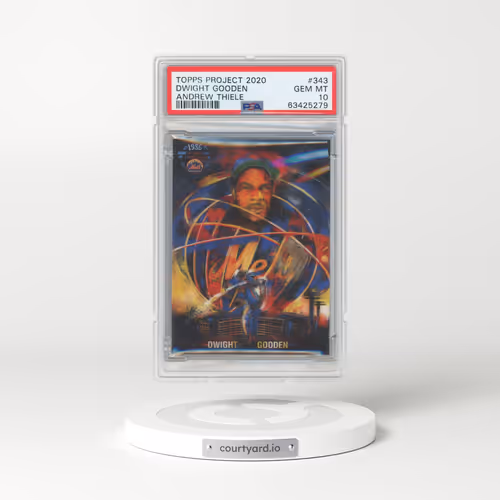 2020 Topps Project 2020 #343 Andrew Thiele/Dwight Gooden (PSA 10 GEM MINT)