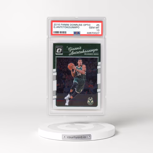 2016 Panini Donruss Optic #5 Giannis Antetokounmpo (PSA 10 GEM MINT)