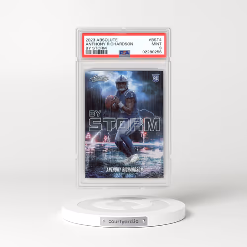 2023 Panini Absolute By Storm #BST4 Anthony Richardson (PSA 9 MINT)