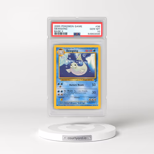 2000 Pokémon Game Base II #36 Dewgong (PSA 10 GEM MINT)