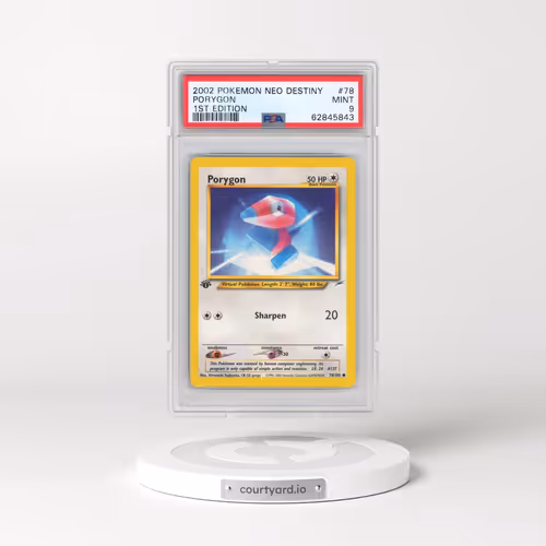 2002 Pokémon Neo Destiny #78 Porygon - 1st Edition (PSA 9 MINT)