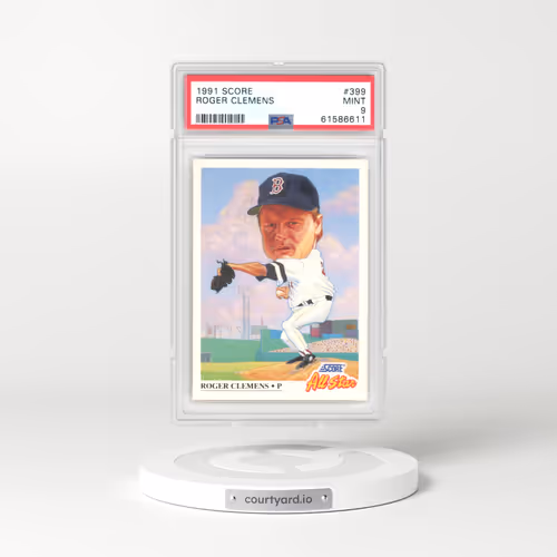 1991 Score #399 Roger Clemens (PSA 9 MINT)