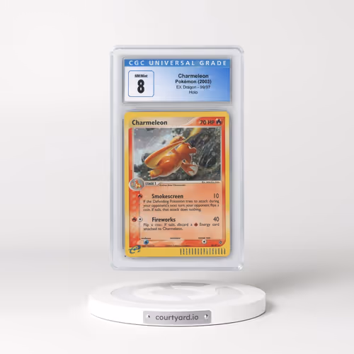 2003 EX Dragon (2003 Copyright, w/ "e" Symbol) #99/97 Charmeleon - Holo (CGC 8 NM-MT)