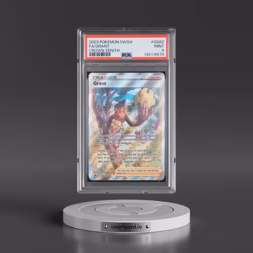 2023 Pokémon Sword and Shield Crown Zenith #GG62 Grant - Full Art (PSA 9 MINT)