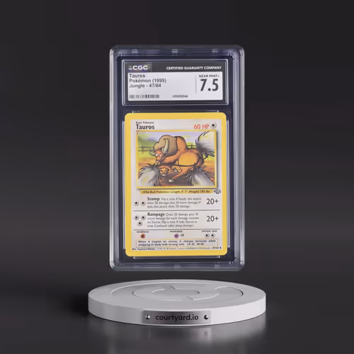 1999 Jungle #47/64 Tauros (CGC 7.5 NM+)
