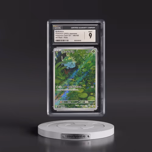 2023 Pokémon Card 151 #166/165 Bulbasaur - Art Rare Holo (CGC 9 MINT)