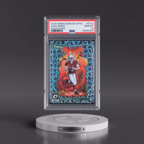 2018 Panini Donruss Optic Downtown #DT13 Josh Rosen (PSA 10 GEM MINT)