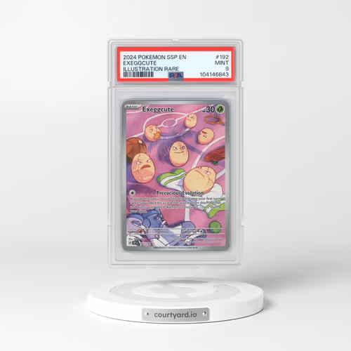 2024 Pokémon Ssp EN-Surging Sparks #192 Exeggcute - Illustration Rare (PSA 9 MINT)