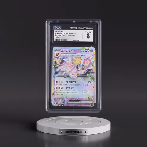 2024 Pokémon Sv8a-Terastal Fest EX #063 Espeon EX - Holo (CGC 8 NM-MT)