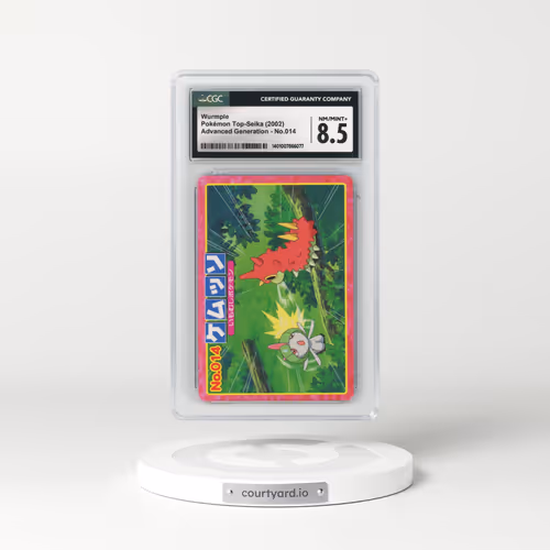 2002 Advanced Generation (Pink Border) #014 Wurmple (CGC 8.5 NM-MT+)