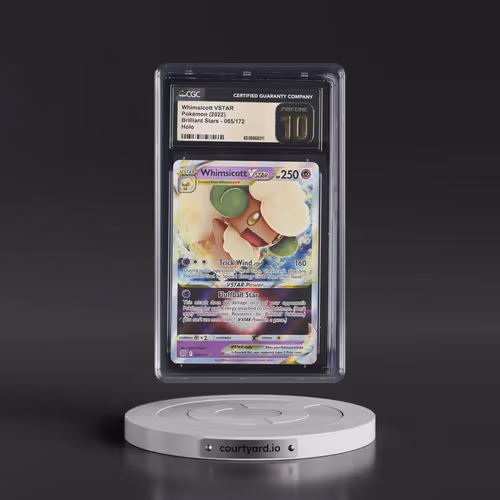 2022 Brilliant Stars #065/172 Whimsicott VSTAR - Holo (CGC 10 PRISTINE)