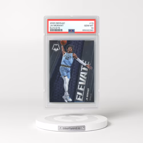 2020 Panini Mosaic Elevate #13 Ja Morant (PSA 10 GEM MINT)