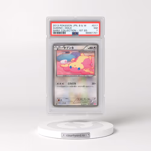 2013 Pokémon Black & White Shiny Collection #017 Audino - 1st Edition Holo (PSA 7 NM)