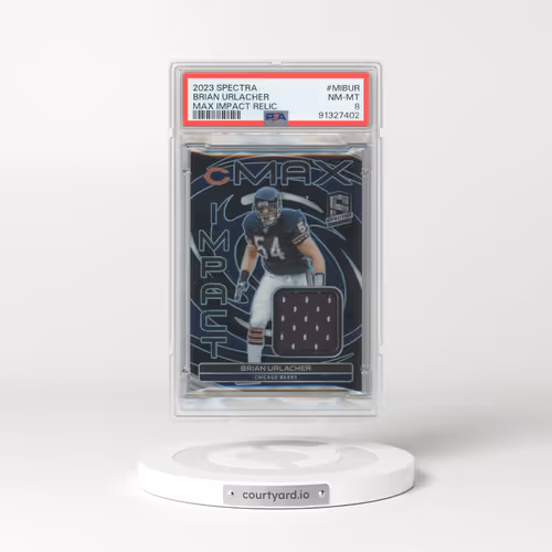 2023 Panini Spectra Max Impact Relics #MIBUR Brian Urlacher - Base (PSA 8 NM-MT)
