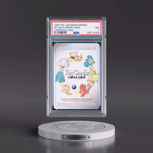 1996 Pokémon Promo My Deck Memo Card - Carrying Case (PSA 7 NM)
