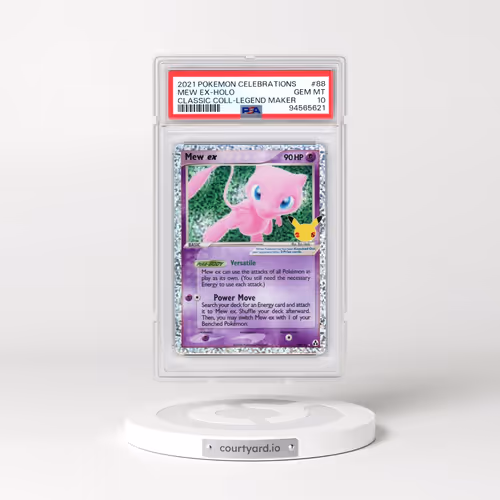 2021 Pokémon Celebrations Classic Collection #88 Mew EX - Holo Holo (PSA 10 GEM MINT)