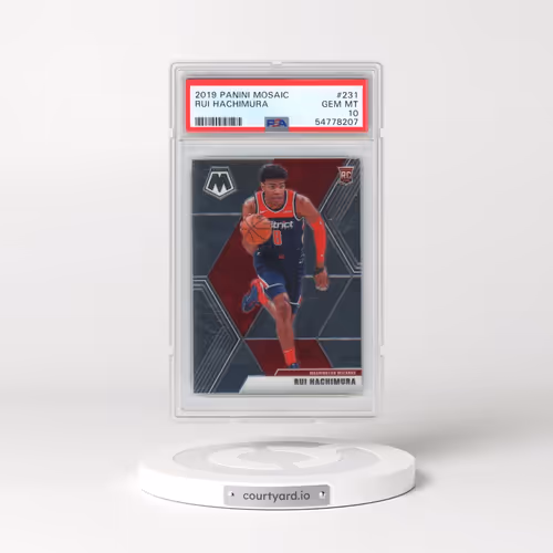 2019 Panini Mosaic #231 Rui Hachimura (PSA 10 GEM MINT)