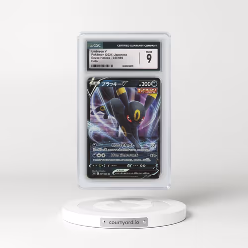 2021 Eevee Heroes #047/069 Umbreon V - Holo (CGC 9 MINT)