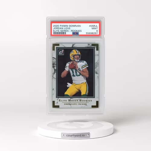 2020 Panini Donruss Elite Series #ESRJL Jordan Love - Rookies (PSA 9 MINT)