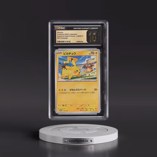 2022 Scarlet & Violet Promos #120/SV-P Pikachu - Gift Campaign (CGC 10 PRISTINE)
