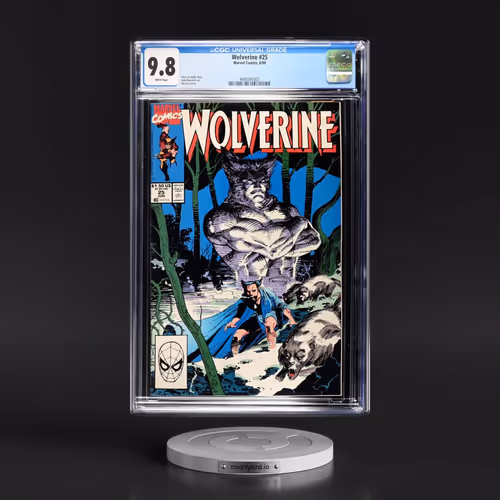 Wolverine #25 CGC 9.8 White Pages (Marvel Comics, 6/90) - Universal