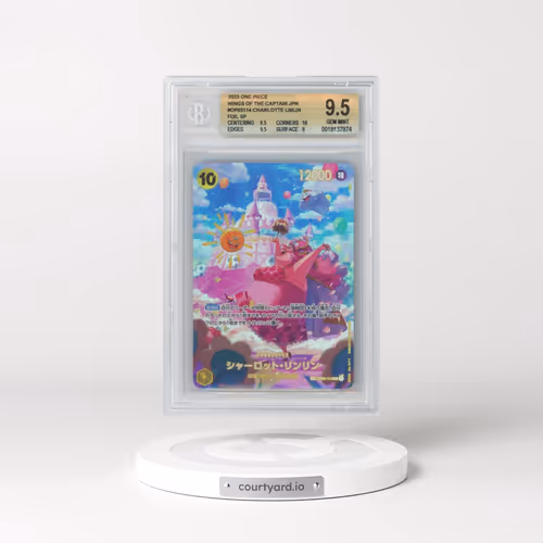 2023 One Piece Card Game Wings of the Captain Japanese #OP03114 Charlotte Linlin FOIL SP (BGS 9.5 GE