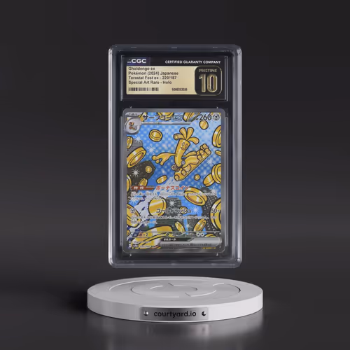2024 High Class Pack: Terastal Fest ex - sv8a #220/187 Gholdengo ex - Special Art Rare Holo (CGC 10