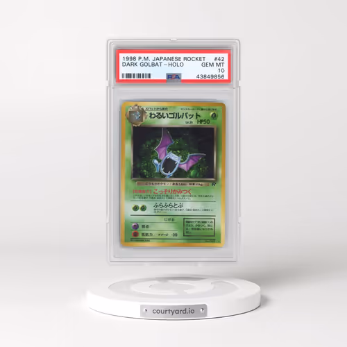1997 Pokémon Rocket #42 Dark Golbat - Holo (PSA 10 GEM MINT)