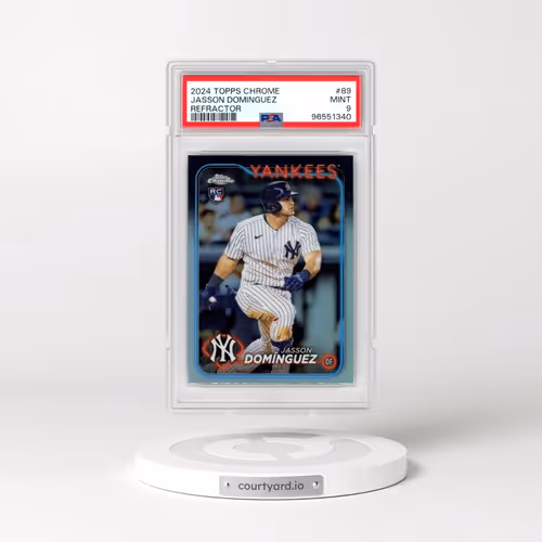 2024 Topps Chrome #89 Jasson Dominguez - Refractor (PSA 9 MINT)