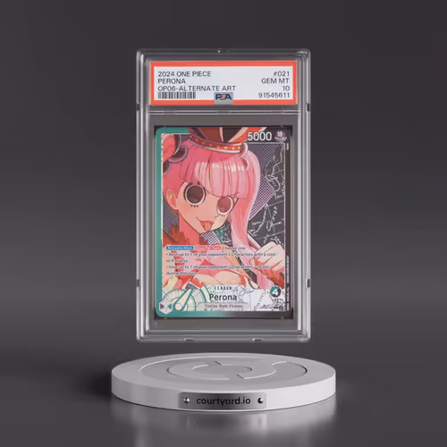 2024 One Piece OP06-Wings of the Captain #021 Perona - Alternate Art (PSA 10 GEM MINT)