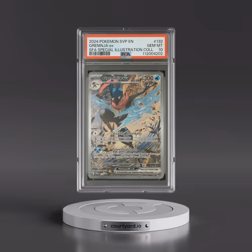 2024 Pokémon Svp EN-SV Black Star Promo #132 Greninja EX - Holo Shrouded Fable Special Illustration