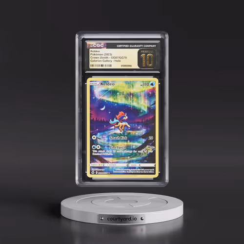 2022 Crown Zenith #GG07/GG70 Keldeo - Galarian Gallery Holo (CGC 10 PRISTINE)