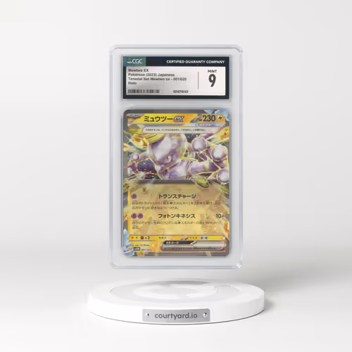 2023 Terastal Starter Set Mewtwo ex #001/020 Mewtwo ex - Holo (CGC 9 MINT)