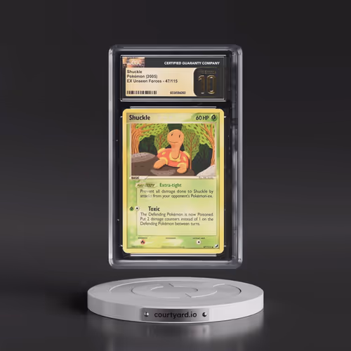 2005 EX Unseen Forces #47/115 Shuckle (CGC 10 PRISTINE)