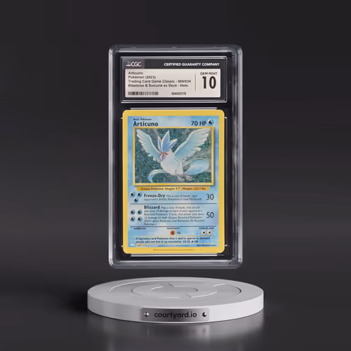 2023 Trading Card Game Classic - CLV, CLC, CLB #009/034 Articuno - Blastoise & Suicune ex Deck -