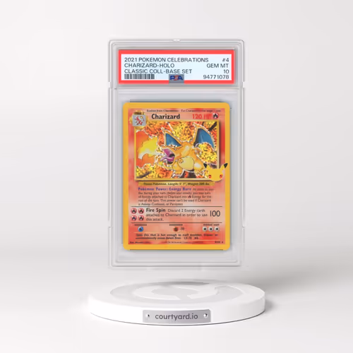 2021 Pokémon Celebrations Classic Collection #4 Charizard - Holo (PSA 10 GEM MINT)