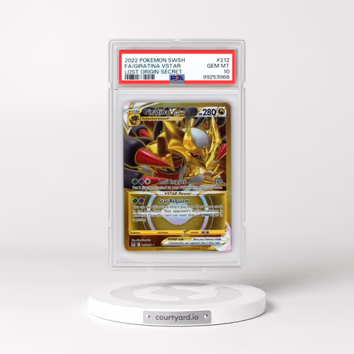 2022 Pokémon Sword & Shield Lost Origin #212 Giratina Vstar - Full Art Secret (PSA 10 GEM MINT)