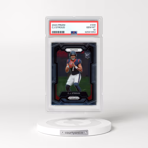 2023 Panini Prizm #339 CJ Stroud (PSA 10 GEM MINT)