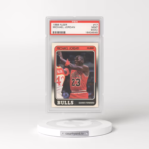 1988 Fleer #17 Michael Jordan (PSA 9 MINT)
