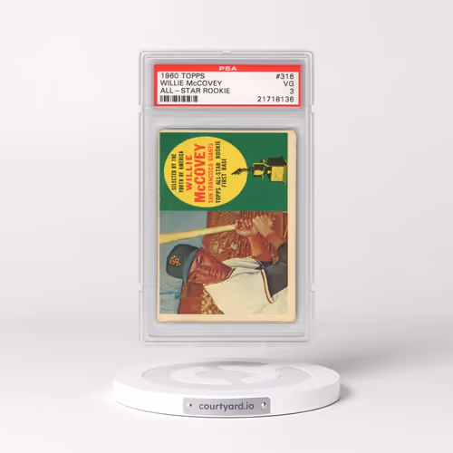 1960 Topps #316 Willie McCovey - All-Star Rookie (PSA 3 VG)