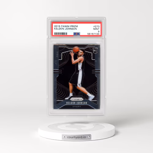 2019 Panini Prizm #273 Keldon Johnson (PSA 9 MINT)