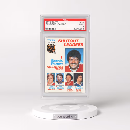 1978 Topps #70 Shutout Leaders (PSA 9 MINT)